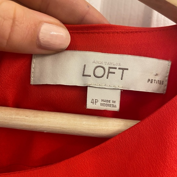 Ann Taylor Loft Orange Tweed Dress - Picture 5 of 5